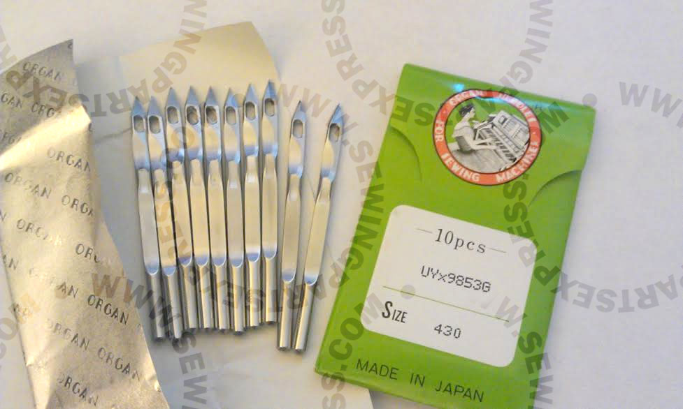 Needle type for Newlong Industrial DHR-6: Organ Needle Japan UY9853G /430